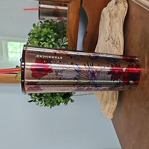 Starbucks Stainless Steel Succulent Cactus Tumbler 24 oz